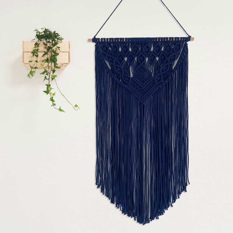 Winterdemoon Macrame Wall Hanging Boho Woven Tapestry Home Decor - Image 2